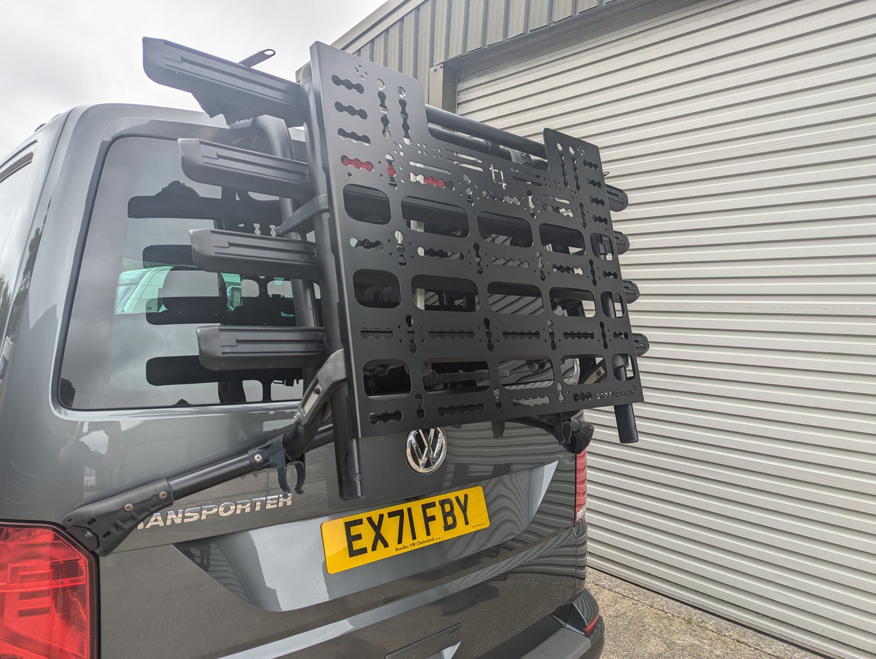 Molle-board for the VW Transporter bike rack (T6 and T6.1) – SteelPods